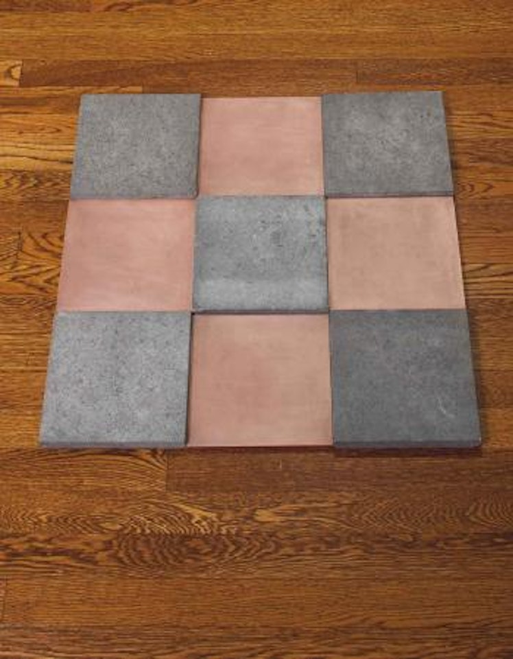 Copper Blue Odd Niner by Carl Andre