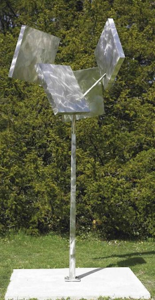 Four Squares Eccentric (The Tulip) by George Rickey