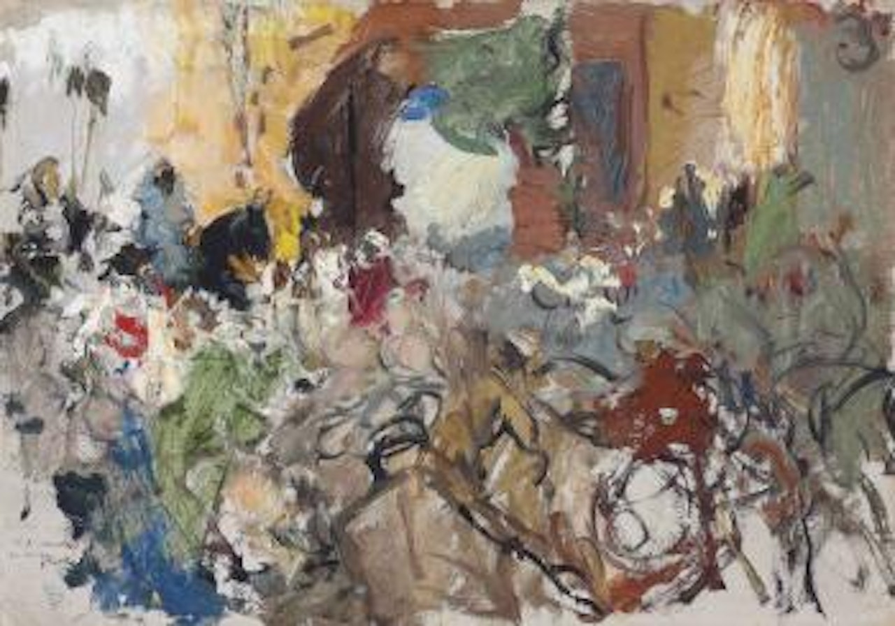 Estudio para Moro a caballo La sorpresa de Zahara by Joaquin Sorolla Y Bastida