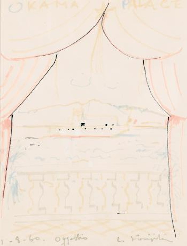 Okama Palace. by Leonard Tsuguharu Foujita