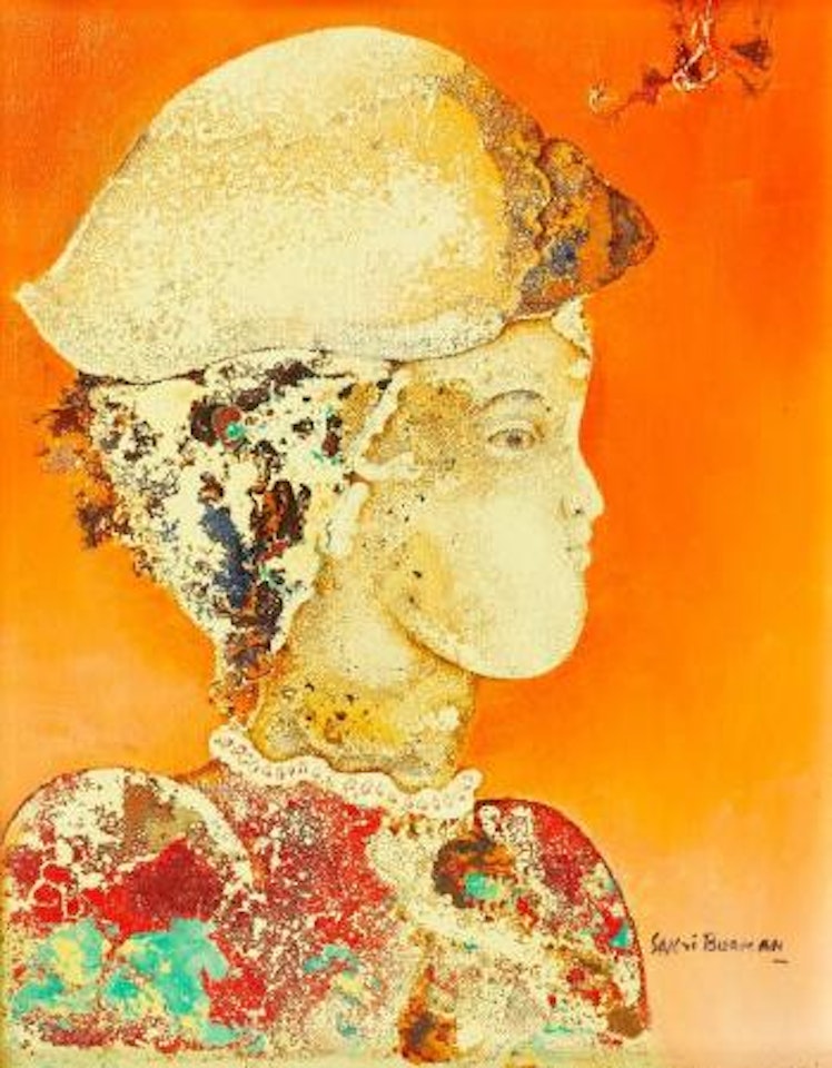 Volto con conchigla by Sakti Burman