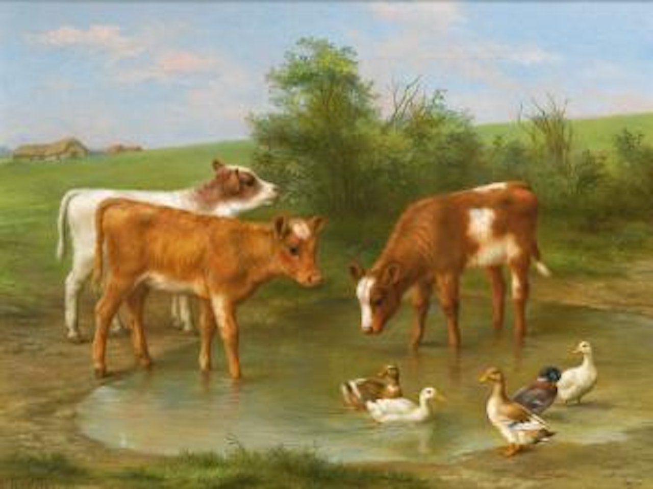 The Watering Place by Edgar Hunt