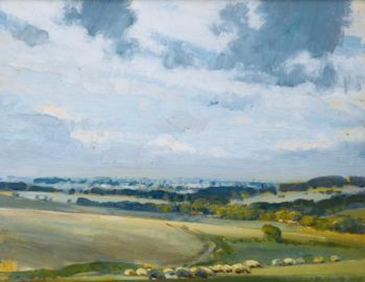 The Wiltshire Downs by Edward Seago