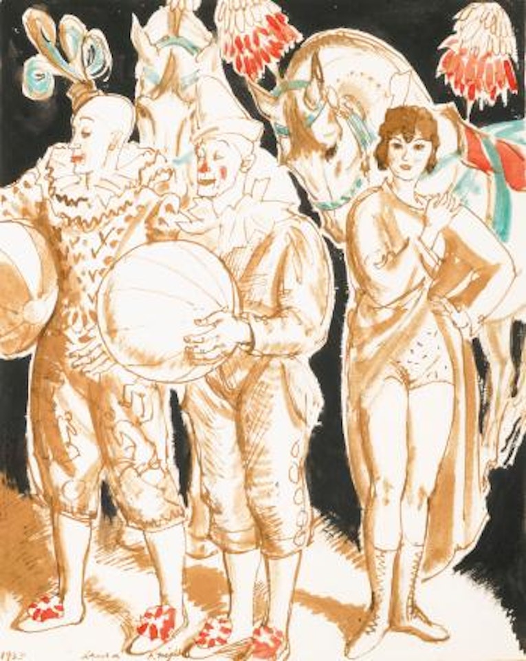 Circus Figures by Laura Knight