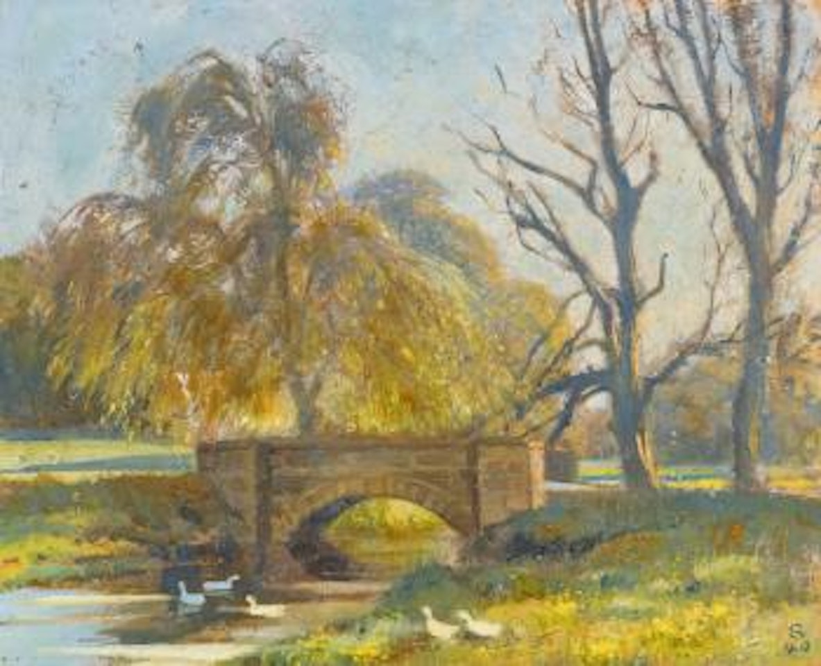 The Bridge, May Evening by Edward Seago