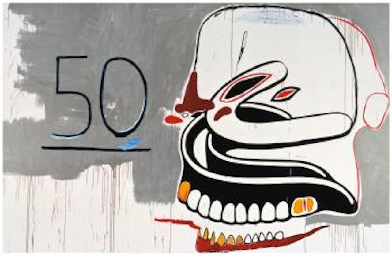 Untitled (50 - Dentures) by Jean-Michel Basquiat by Andy Warhol