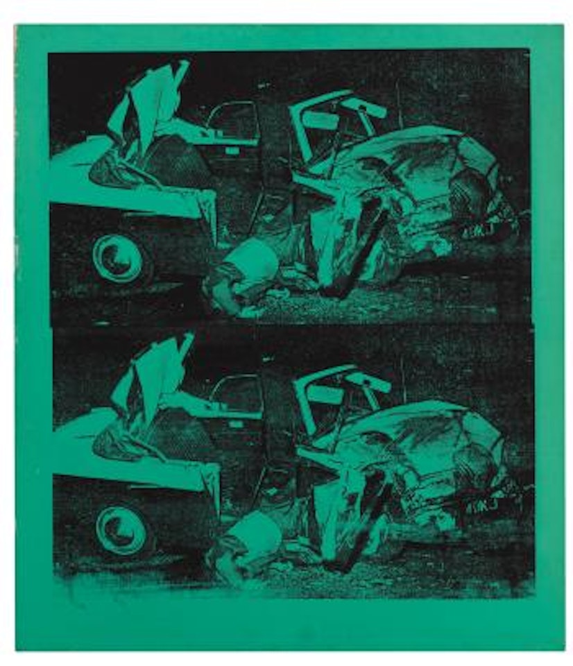 Green Disaster (Green Disaster Twice) by Andy Warhol