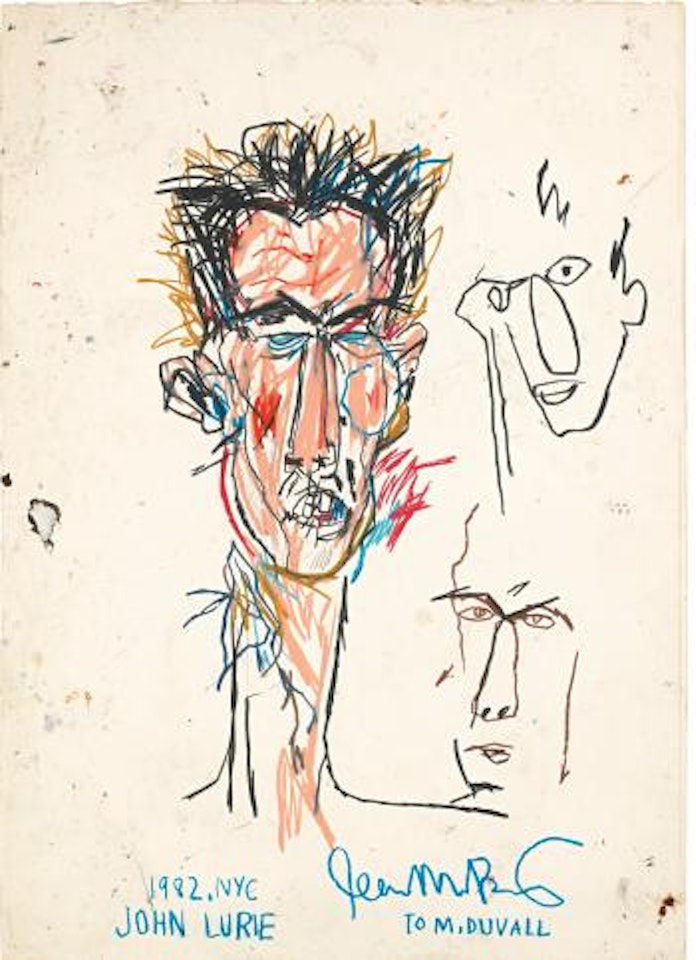 John Lurie by Jean-Michel Basquiat