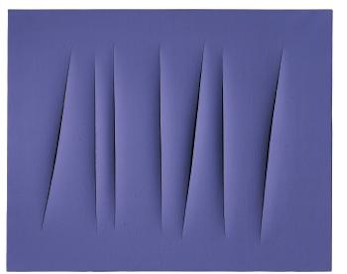 Concetto Spaziale, Attese by Lucio Fontana