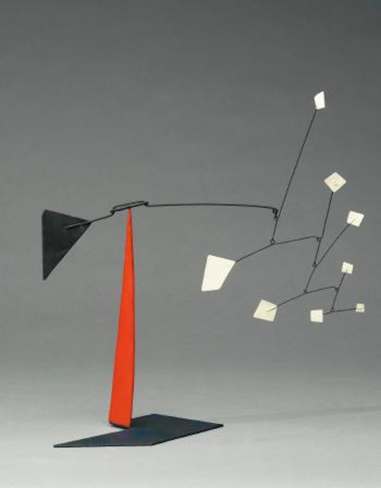 White Quadrangles, Black Triangle by Alexander Calder