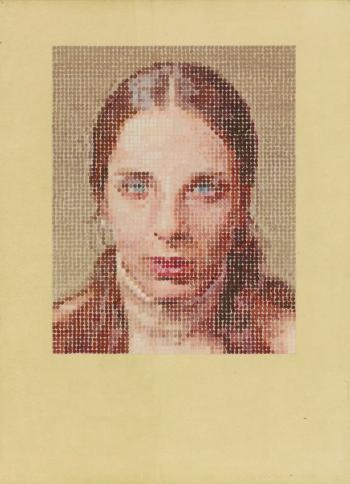 Leslie - Pastel by Chuck Close