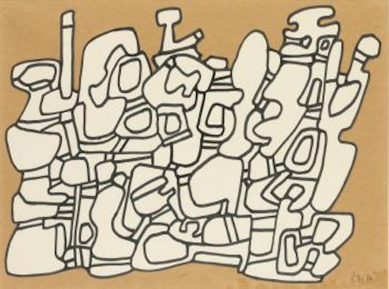 Architecturation by Jean Dubuffet