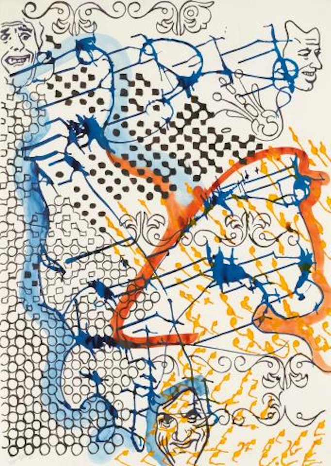 Untitled (Masken) by Sigmar Polke
