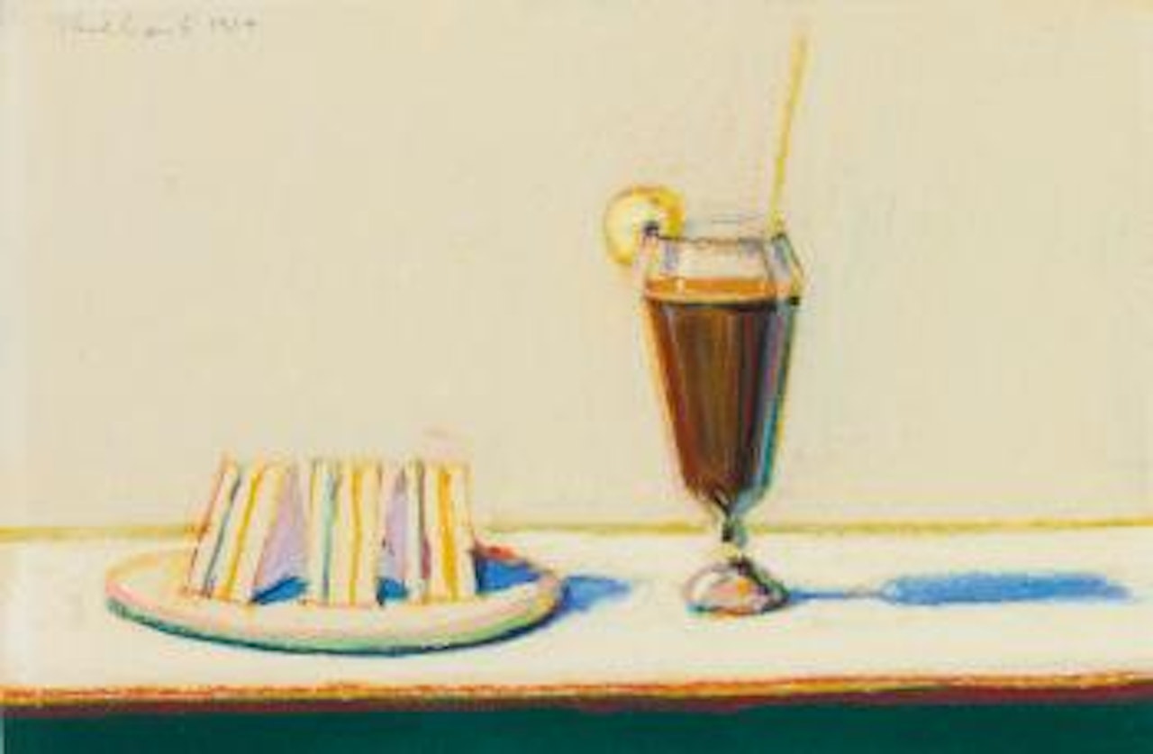Milkshake And Sandwiches by Wayne Thiebaud