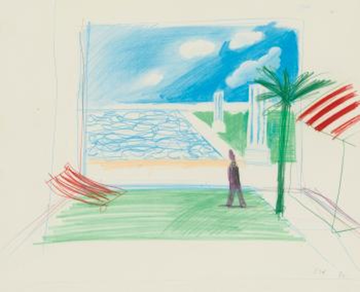 Untitled (Study For 'Septentrion') by David Hockney