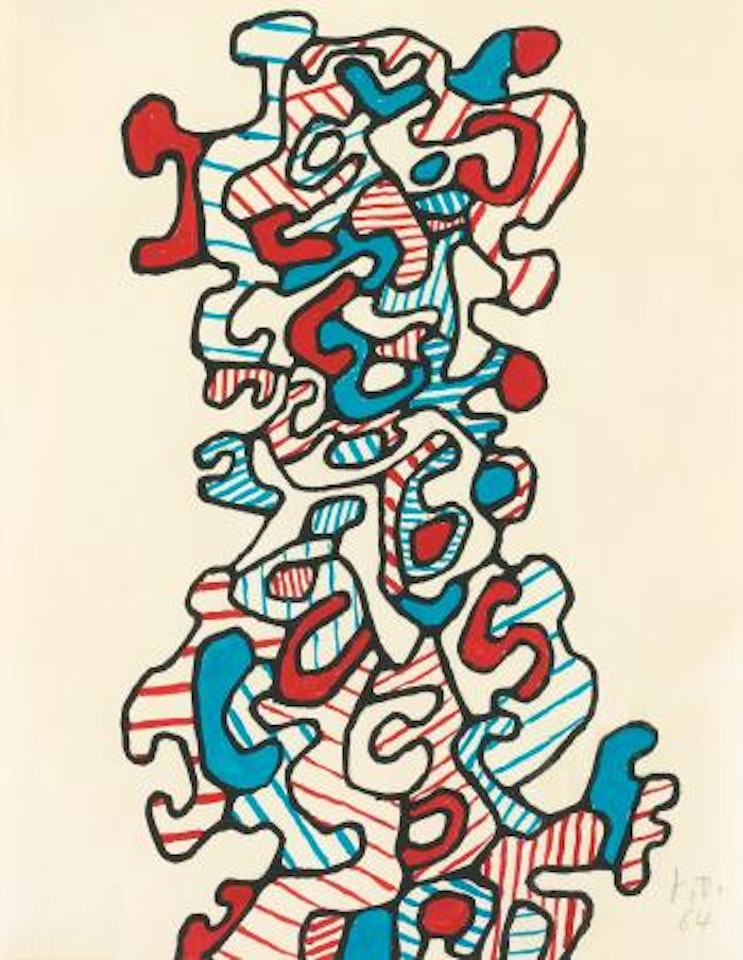 Personnage XXX by Jean Dubuffet