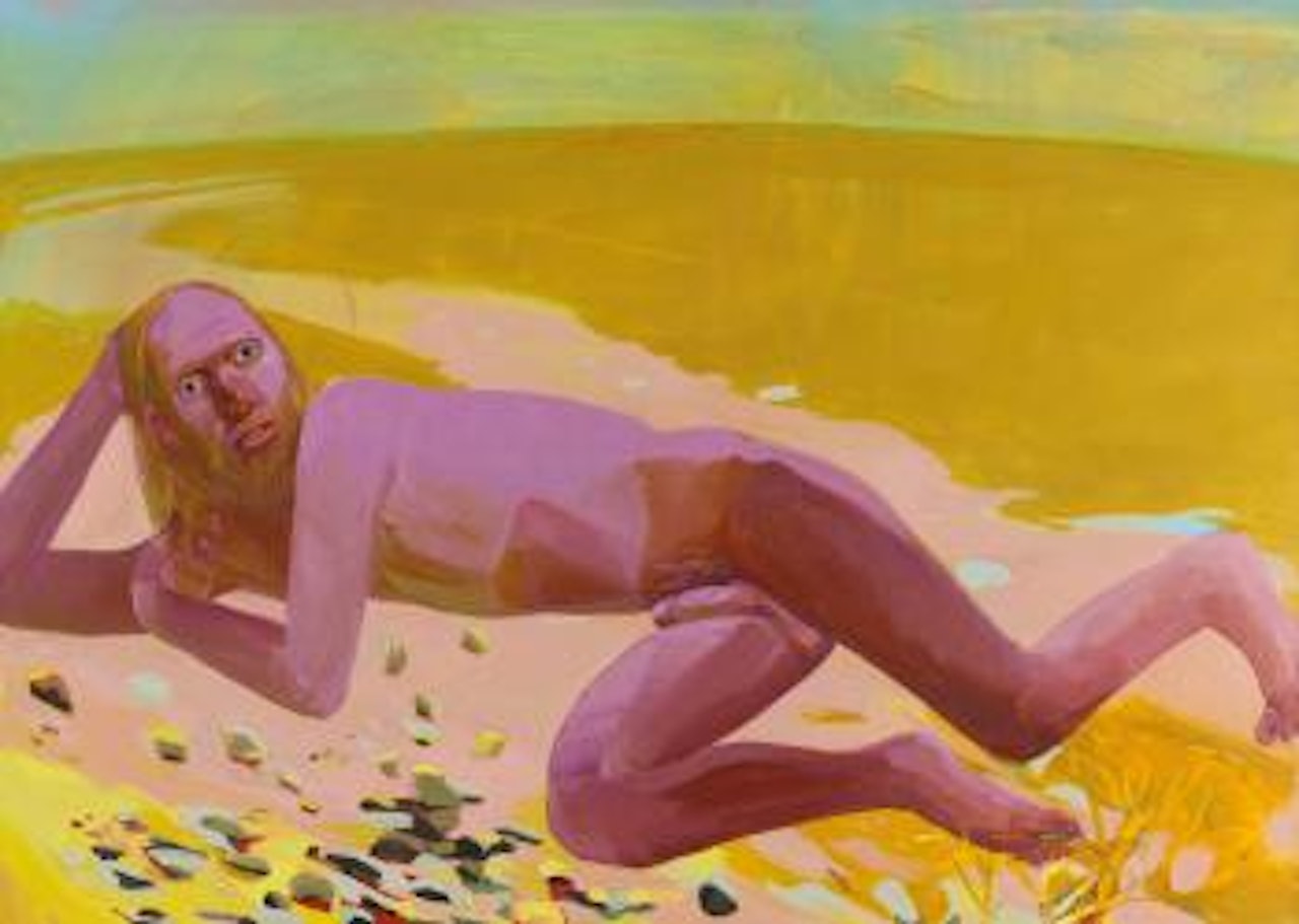 Reclining Nude by Dana Schutz