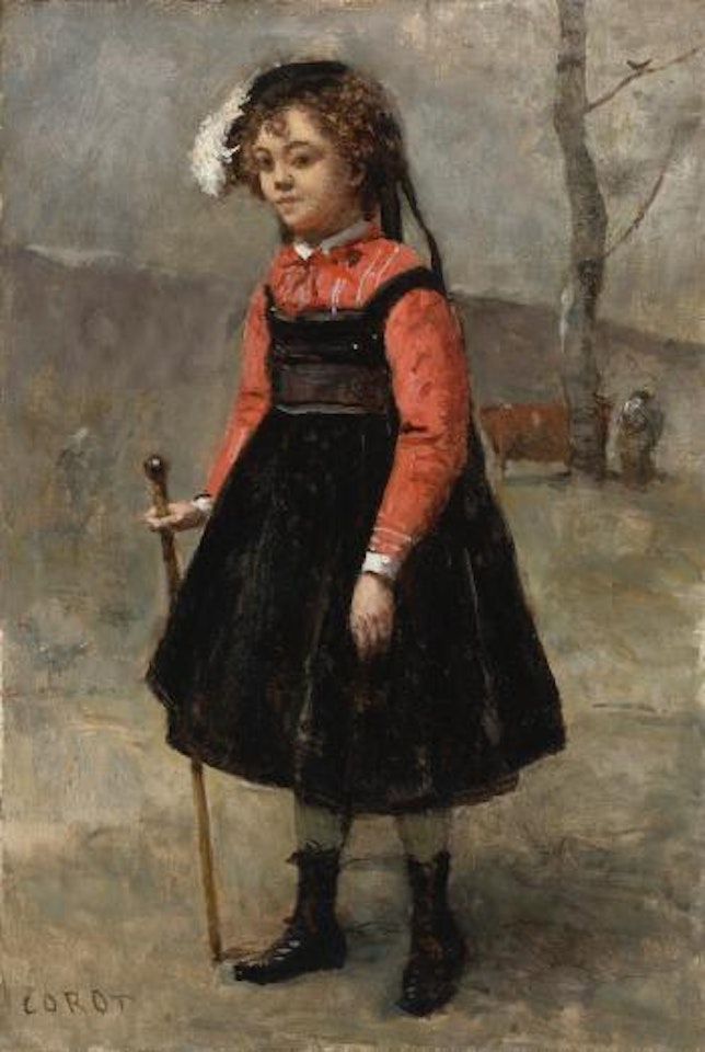 La Petite Pie by Jean Baptiste Camille Corot