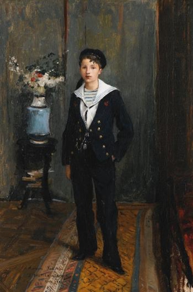 Portrait Of a Young Boy by Jules Bastien Lepage