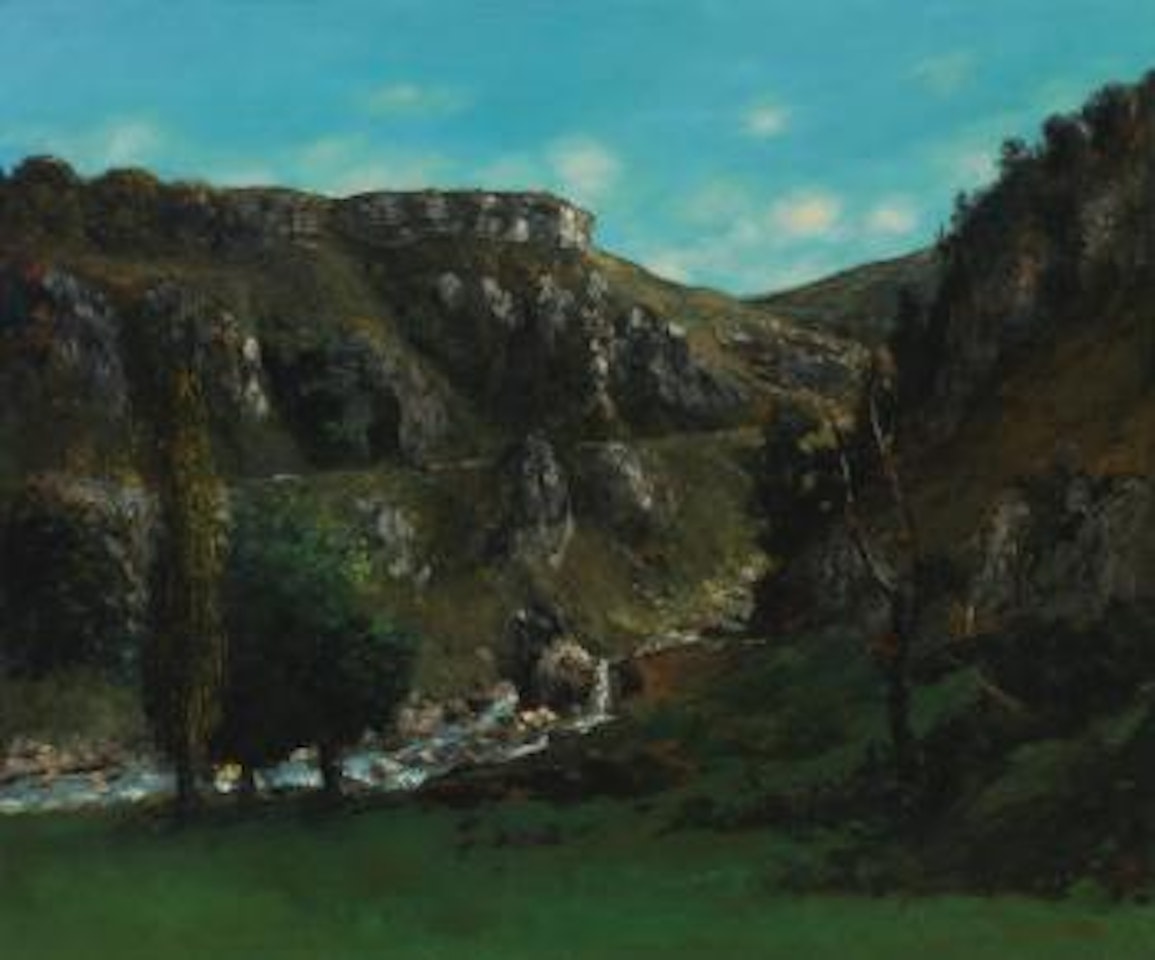 Vallée De La Loue Près Mouthiers-haute-pierre by Gustave Courbet