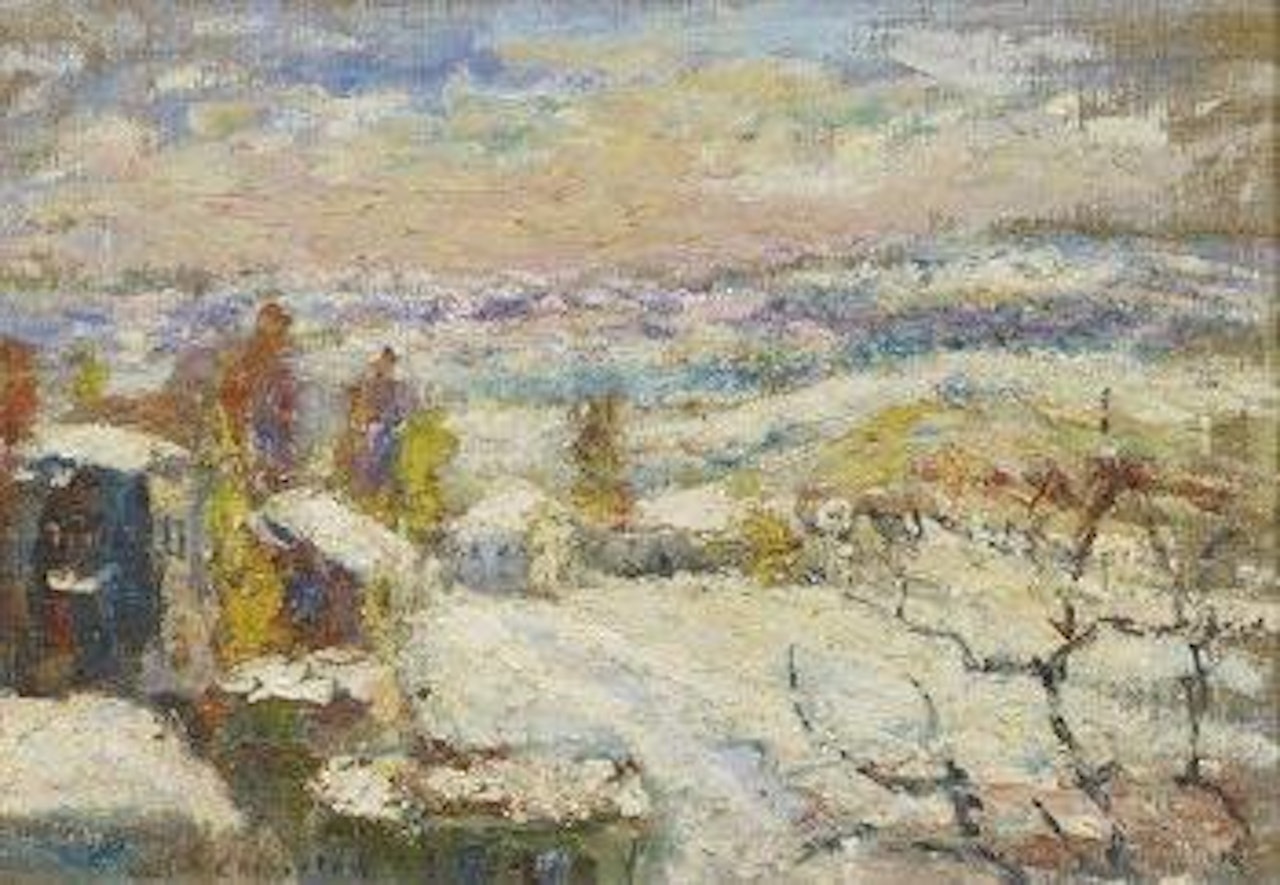 Neige maussade (Saint-Amant) by Victor Charreton