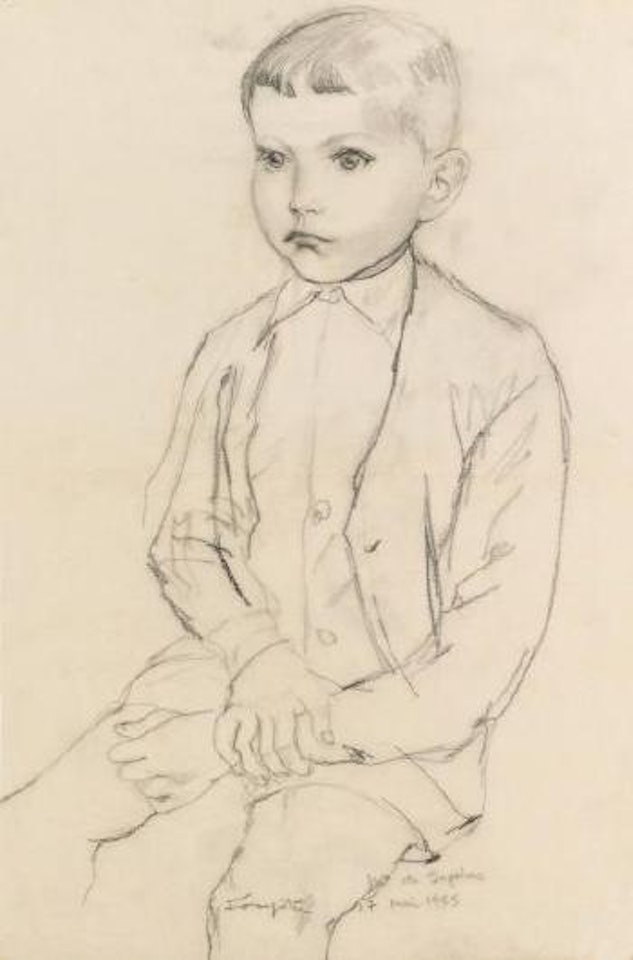 Mr. de Segolas by Leonard Tsuguharu Foujita