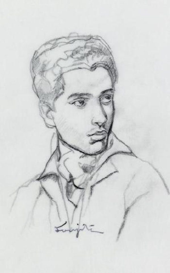 Portrait de Michel del Castillo by Leonard Tsuguharu Foujita