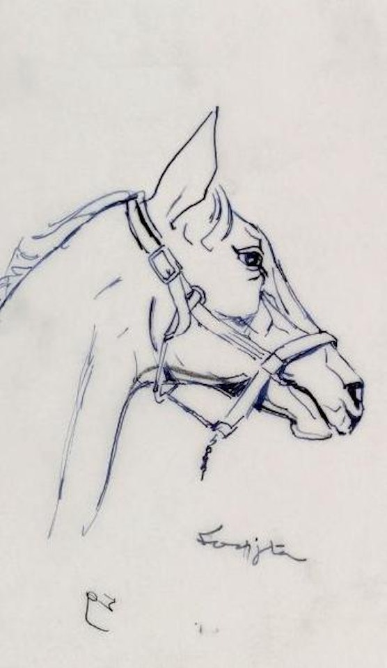 Cheval by Leonard Tsuguharu Foujita