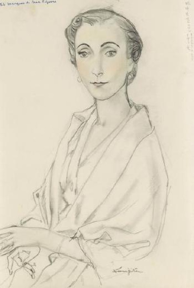 El marquis de casa Pizarro by Leonard Tsuguharu Foujita