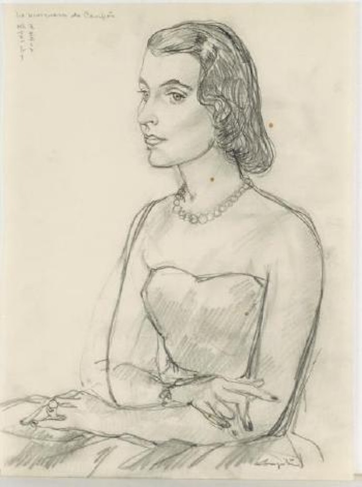 La marquise de Campoa by Leonard Tsuguharu Foujita