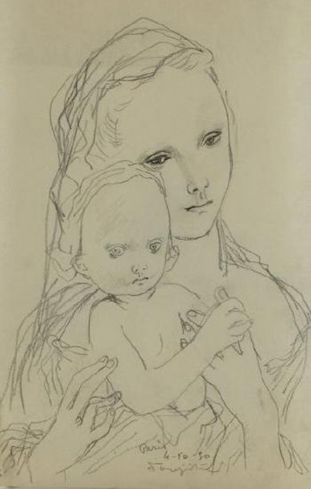 Mère attendrie by Leonard Tsuguharu Foujita