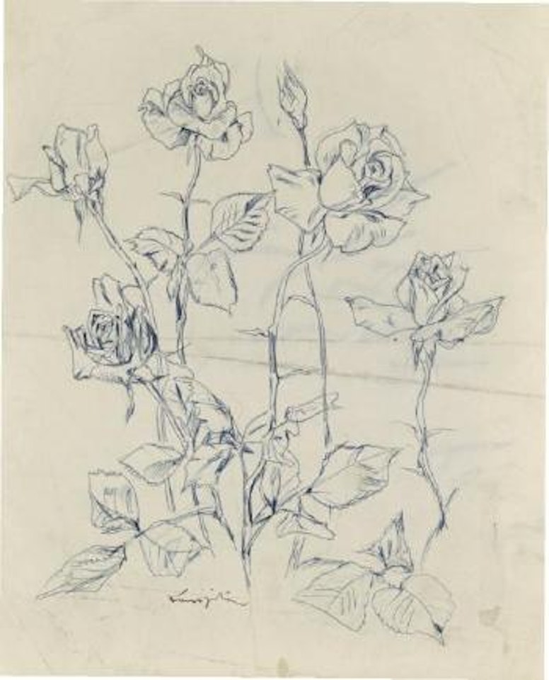 Roses by Leonard Tsuguharu Foujita