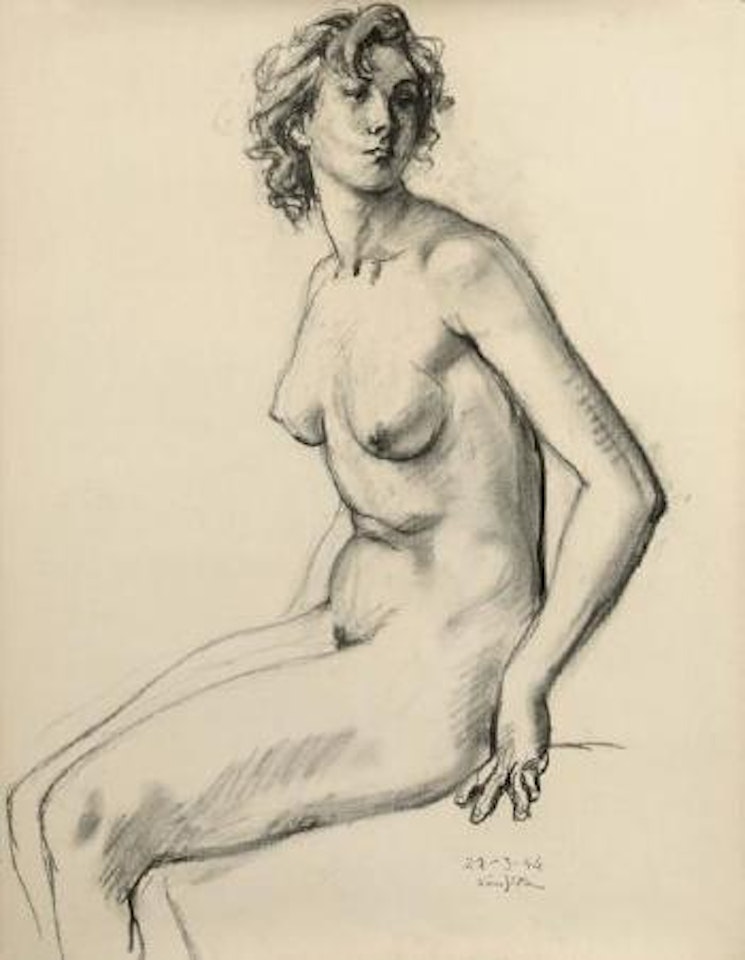 Le modèle by Leonard Tsuguharu Foujita