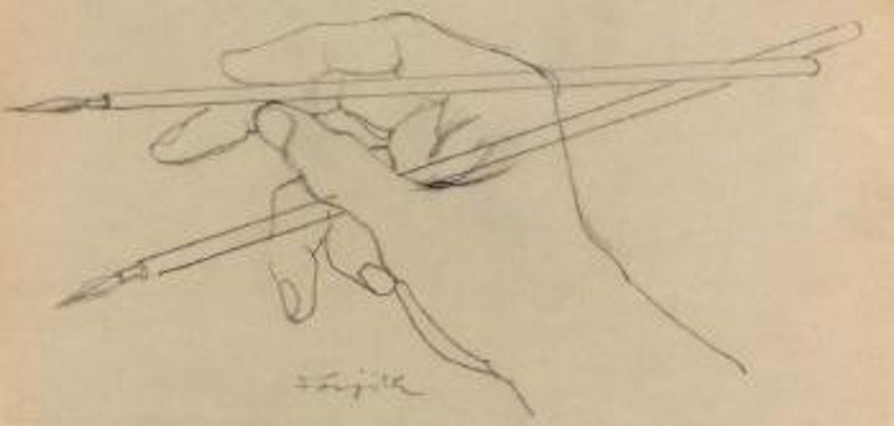 La main du maître by Leonard Tsuguharu Foujita