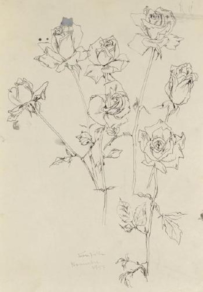 Roses sauvages by Leonard Tsuguharu Foujita