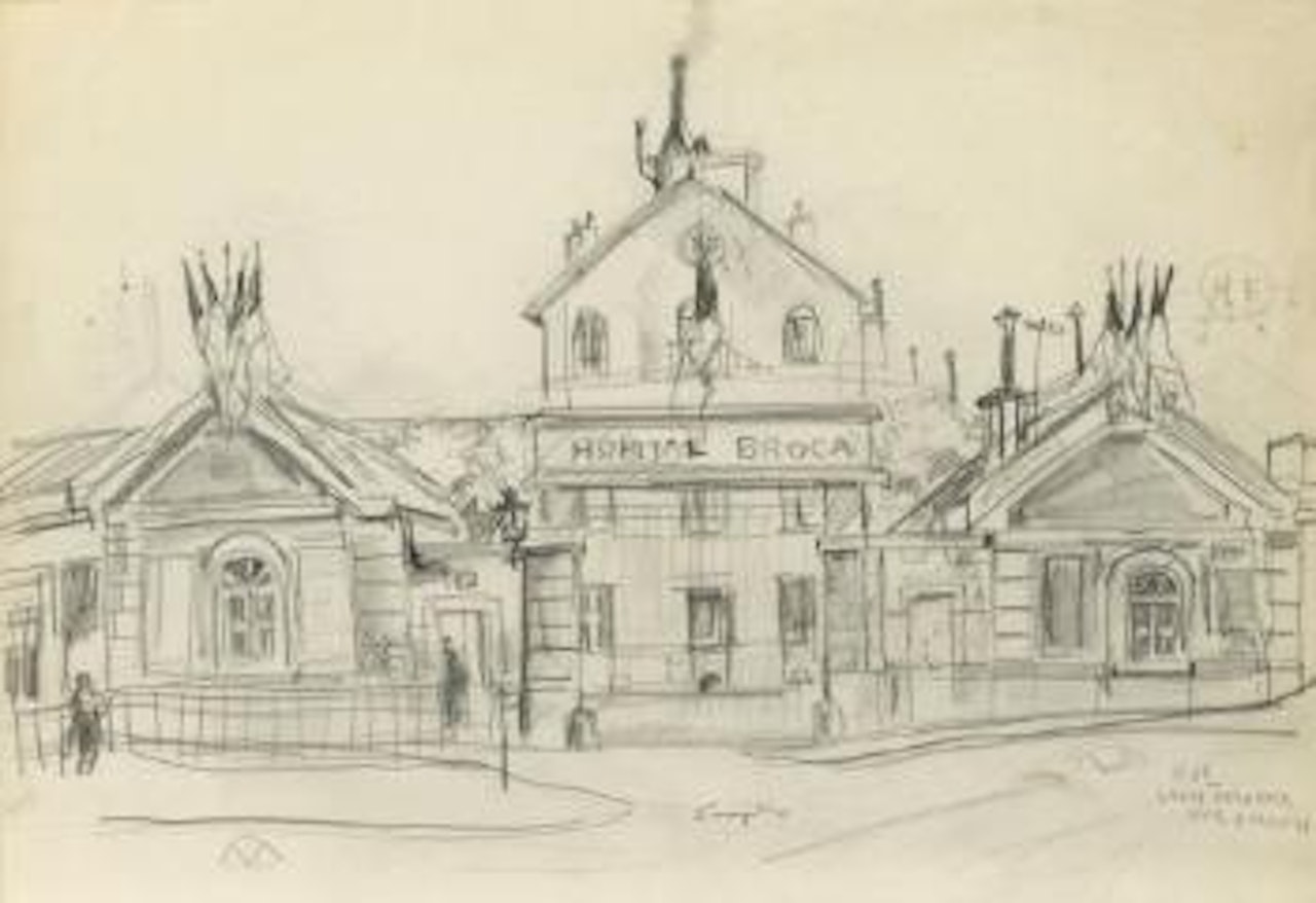 Hôpital Broca by Leonard Tsuguharu Foujita