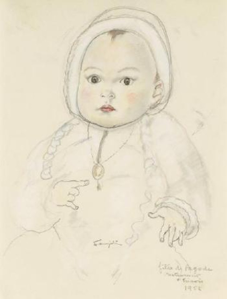 Fille de Pagode by Leonard Tsuguharu Foujita