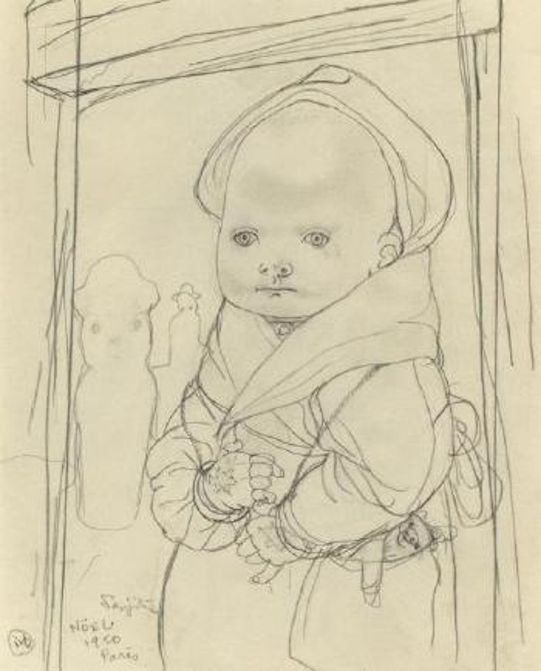 Enfant au costume d'hiver by Leonard Tsuguharu Foujita