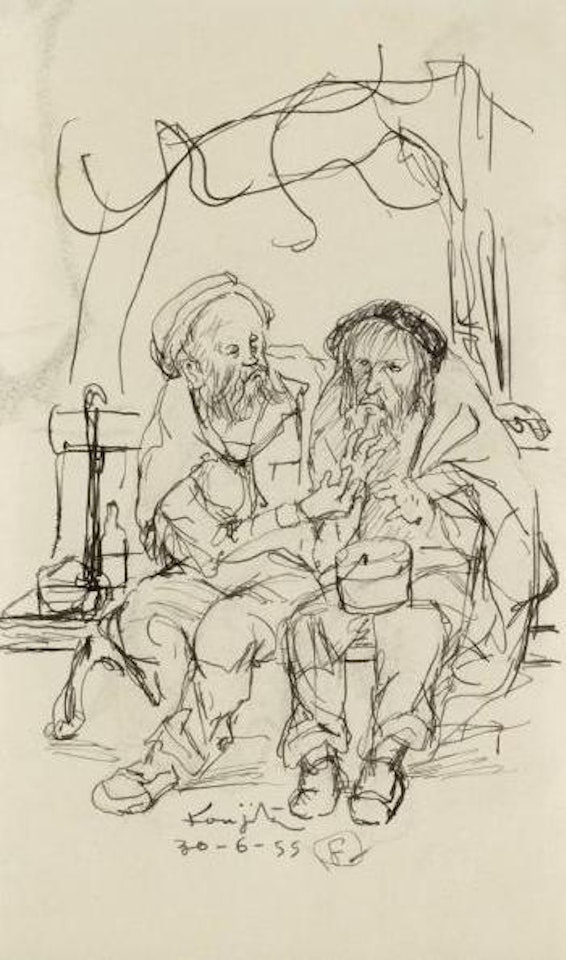 Les clochards by Leonard Tsuguharu Foujita