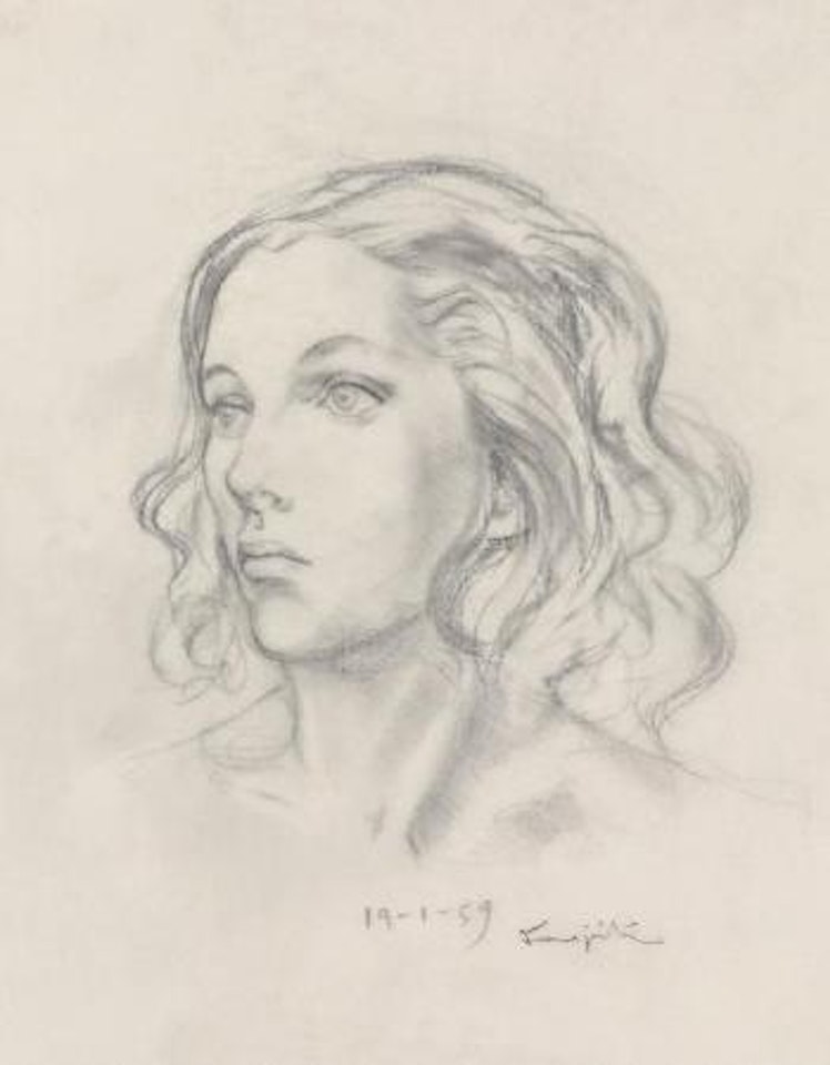 Visage by Leonard Tsuguharu Foujita