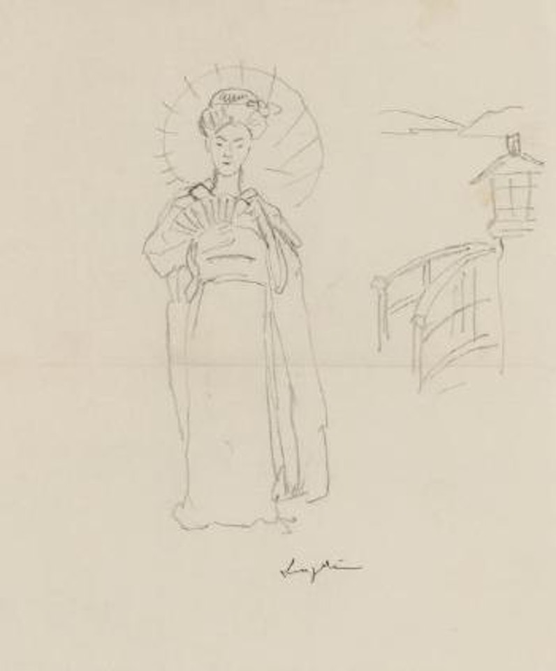 Madame Butterfly by Leonard Tsuguharu Foujita