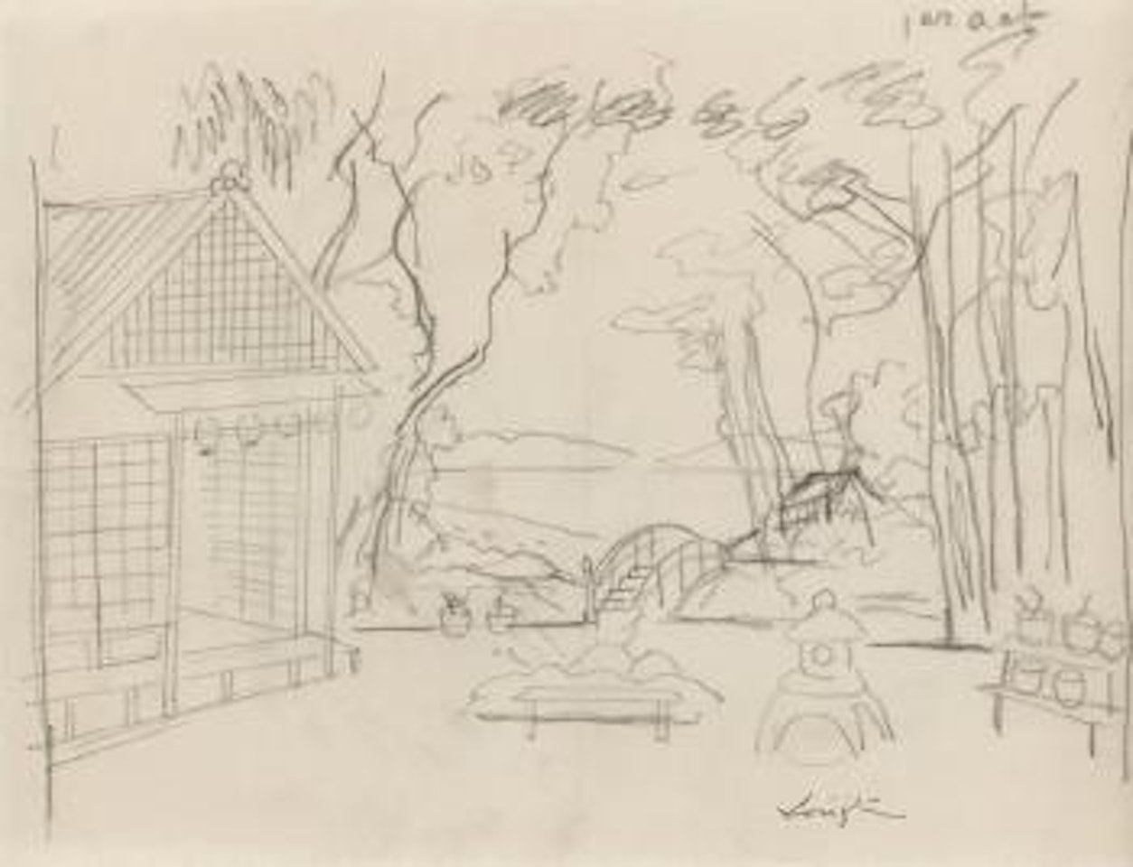 La maison de Nagasaki by Leonard Tsuguharu Foujita