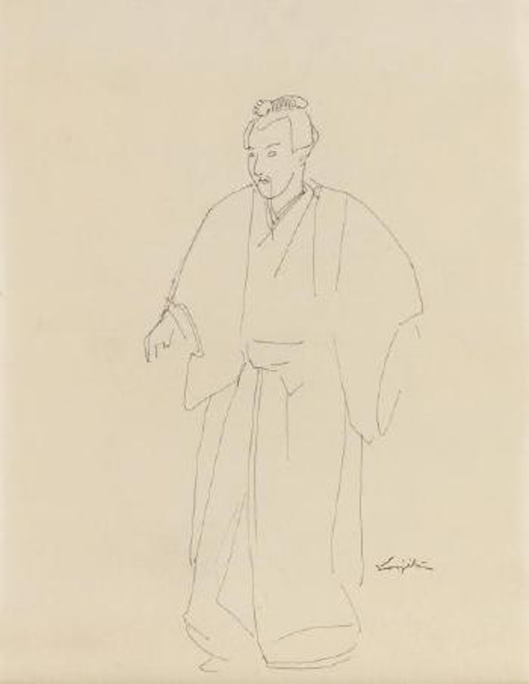 Personnage (Goro) by Leonard Tsuguharu Foujita
