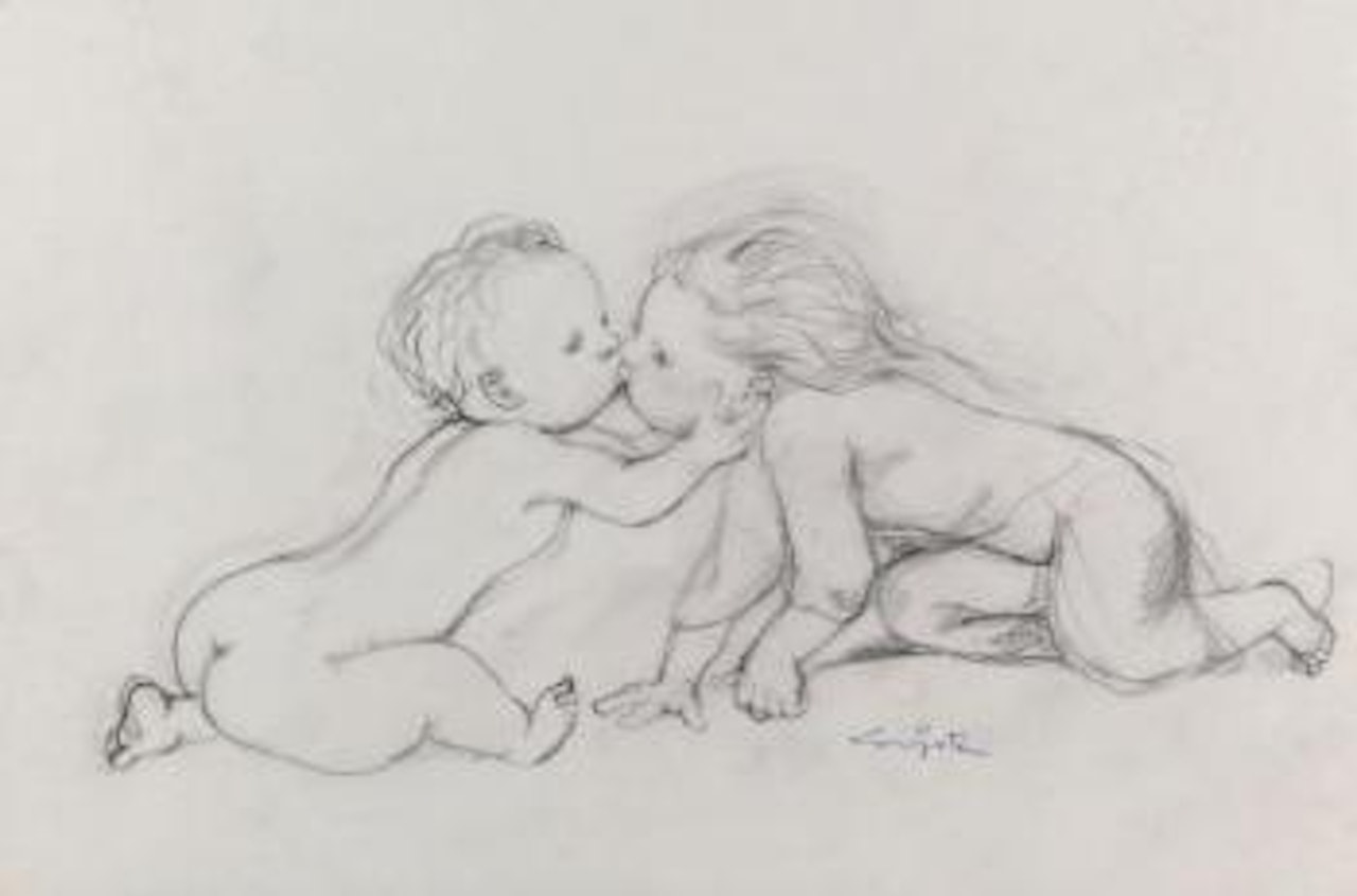Amours enfantines by Leonard Tsuguharu Foujita