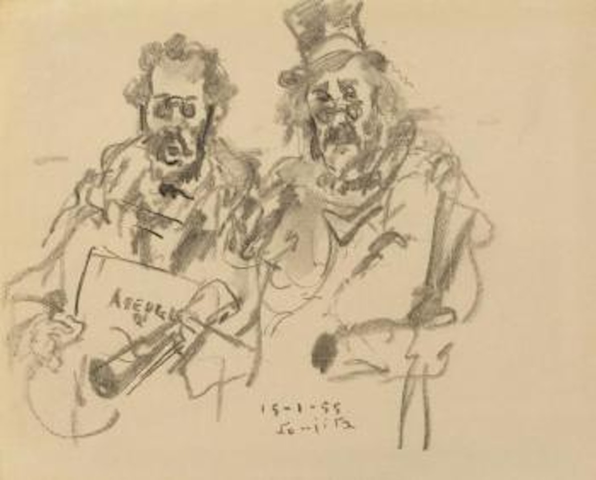 Les musiciens by Leonard Tsuguharu Foujita