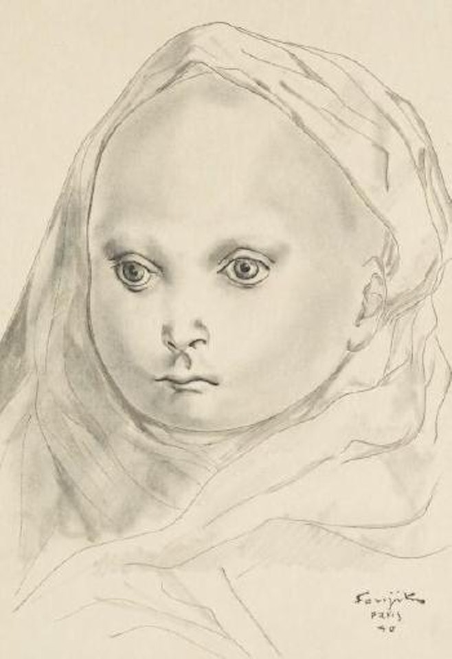 Enfant au voile by Leonard Tsuguharu Foujita