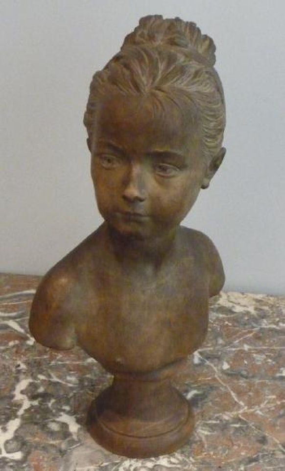 Buste de jeune fille by Jean-Antoine Houdon
