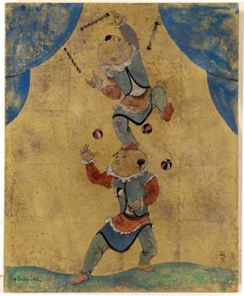 Les jongleurs by Leonard Tsuguharu Foujita