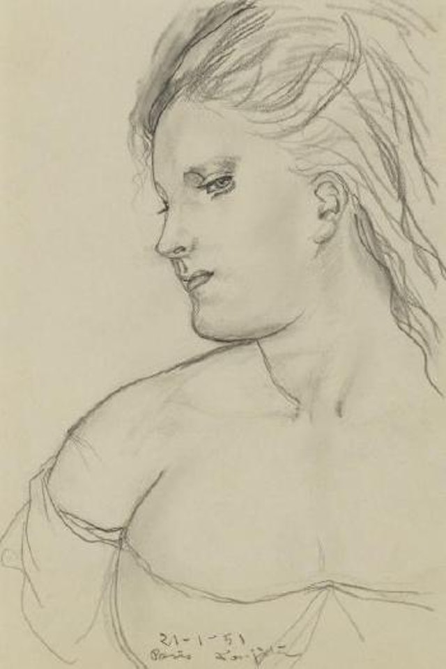 Jeu d'epaule by Leonard Tsuguharu Foujita