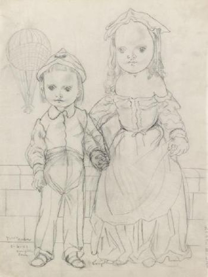 Sœur et frère by Leonard Tsuguharu Foujita